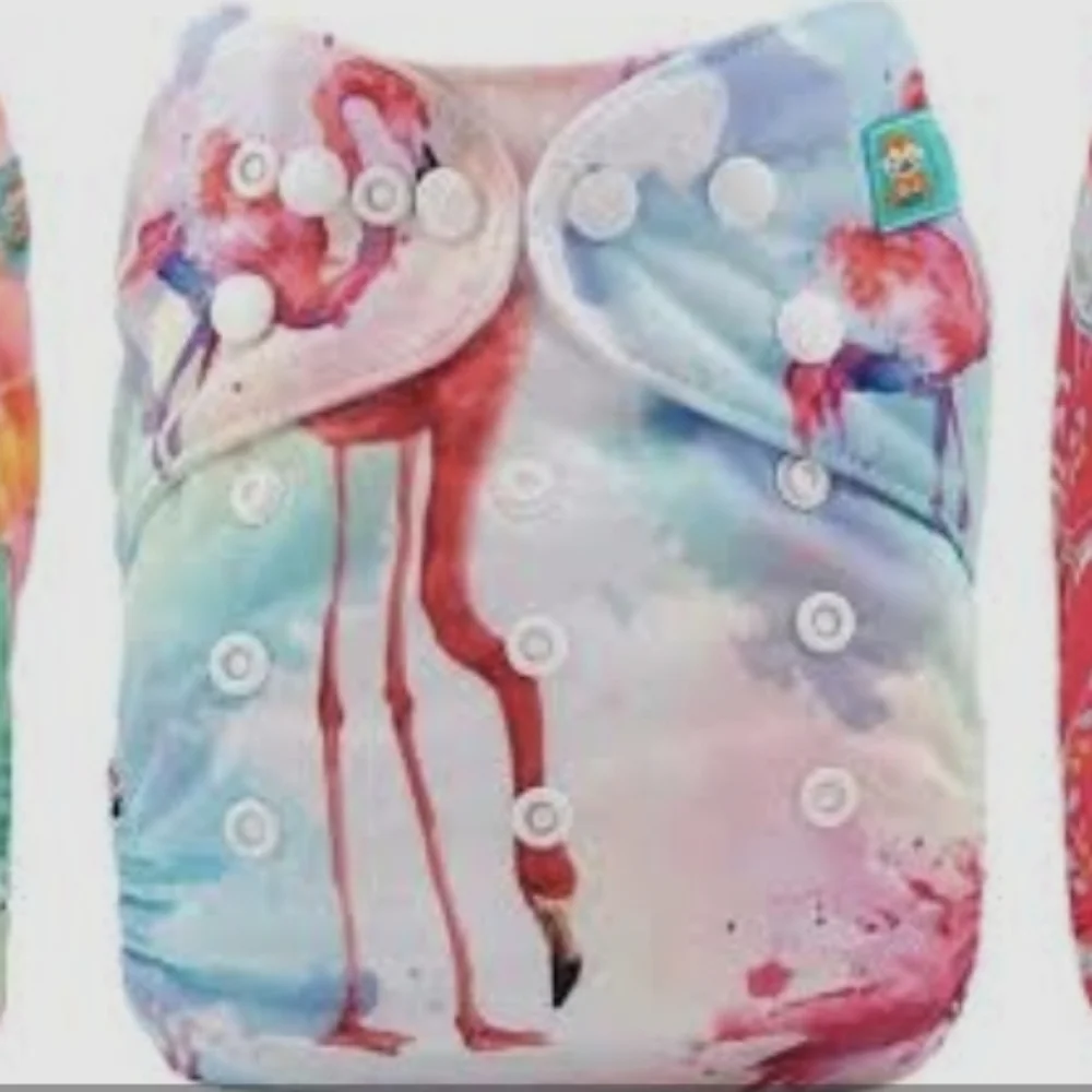 Cloth Diaper One Size Adjustable Washable Reusable for Baby Girls and Bo…